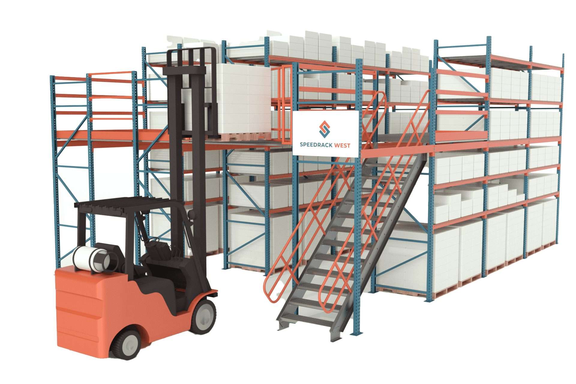 Pallet Rack Supported Mezzanine