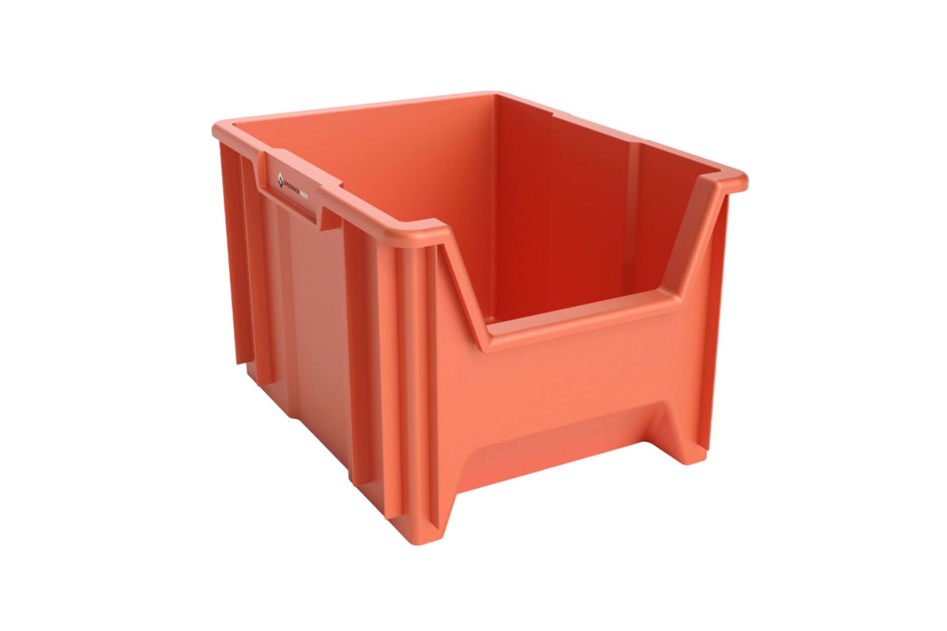 Stackable Plastic Bins - 17"x16"x13"