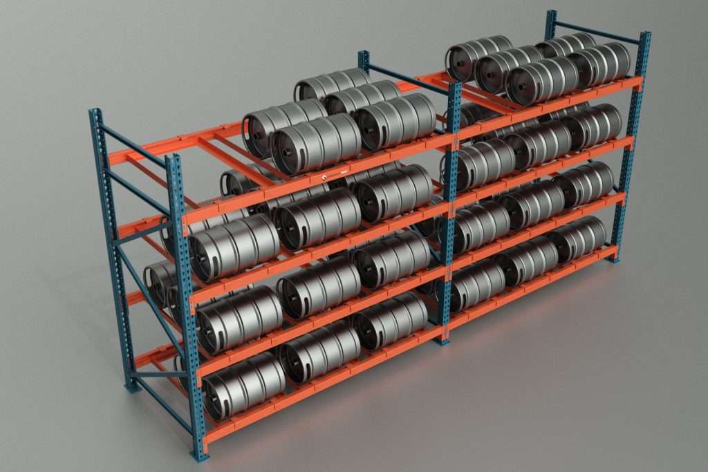 Beverage Storage Beer Keg Flow Rack