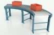 Galvanized Roller Gravity Conveyor - Curved Sections