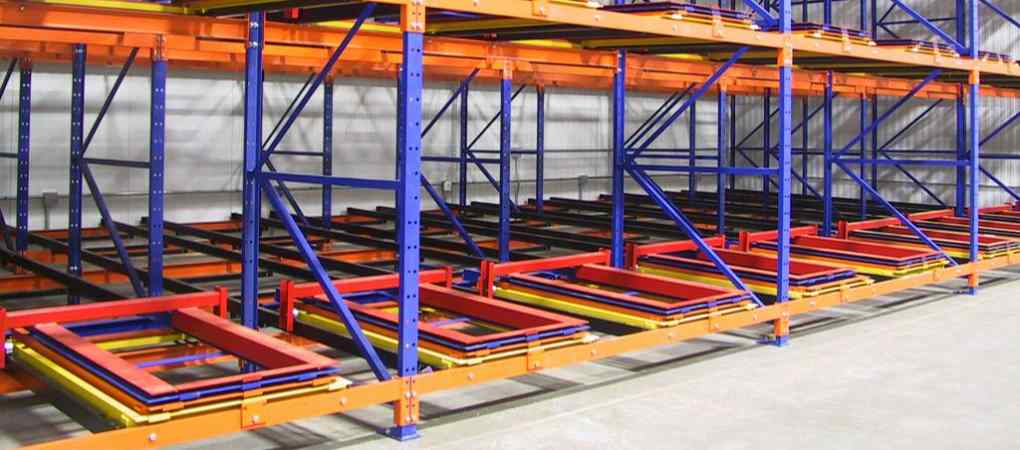 Push-back racking | Speedrack West