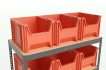 Giant Plastic Storage Stackable Bins 17"Wx16"Dx13"H
