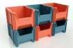 Giant Plastic Storage Stackable Bins 17"Wx16"Dx13"H