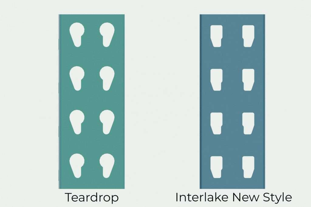 Teardrop and Interlake perforation