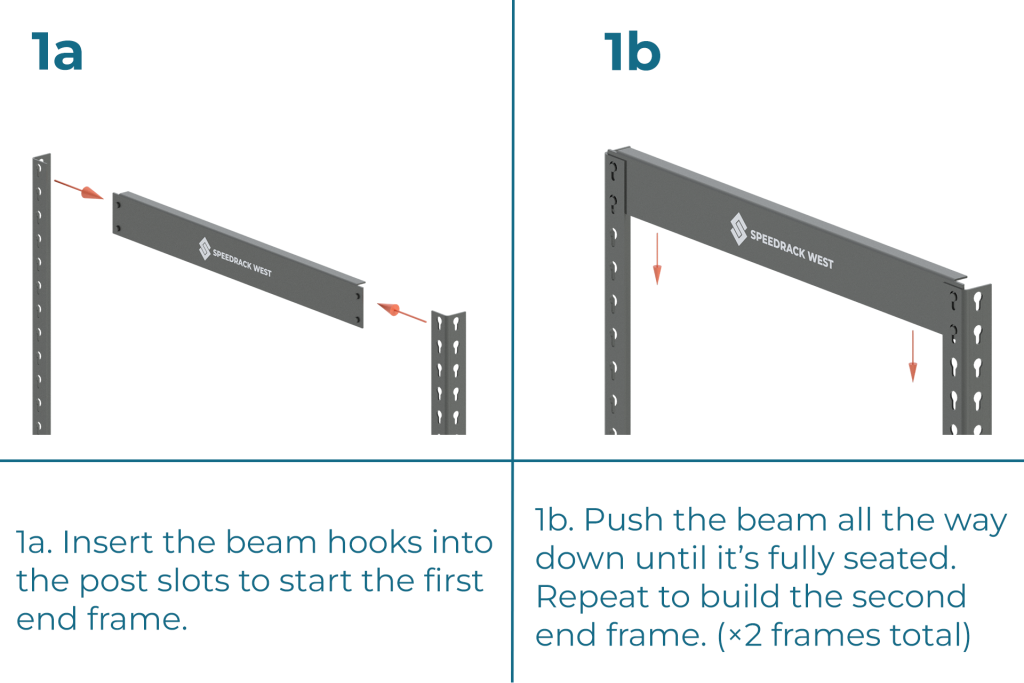 Boltless Shelving Assembling