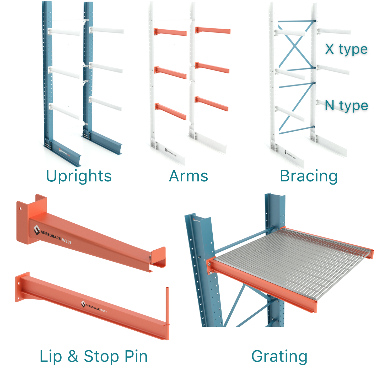 Cantilever Rack Components