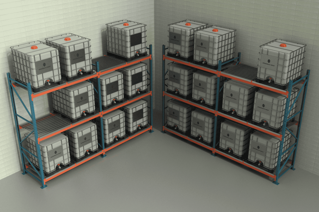 Heavy-Duty Storage for IBC Totes