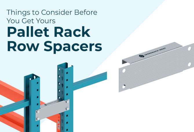 Pallet Rack Row Spacers