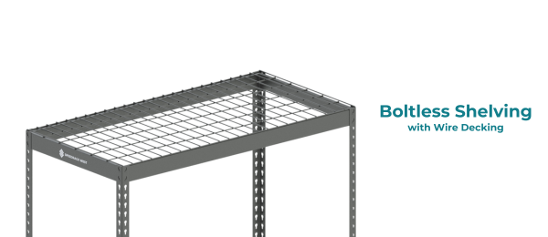 Boltless Shelving | Boltless Shelving with Wire Decking | Speedrack West