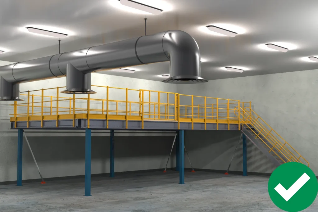 Obstructed Ceiling Space - Right