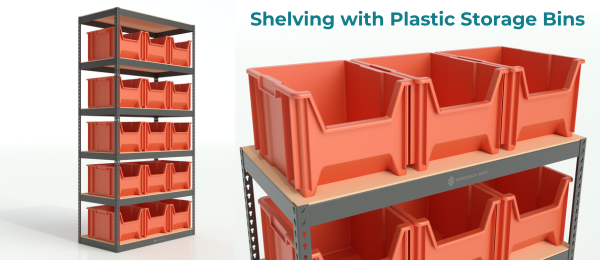 Stackable Plastic Storage Bins | Speedrack West