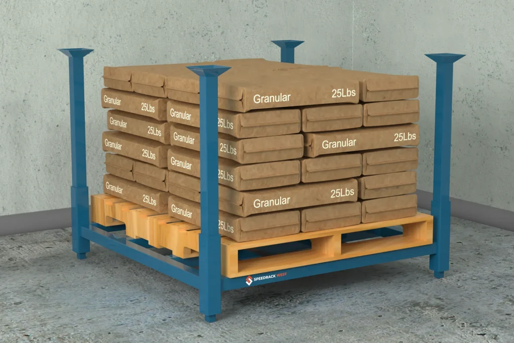 Stacking Racks with Sacks